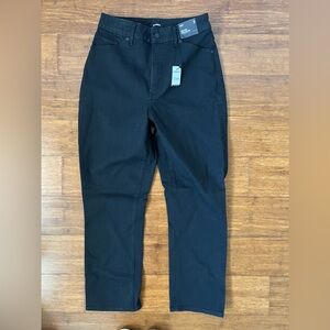 Express Black Curvy Mom Jeans High Rise